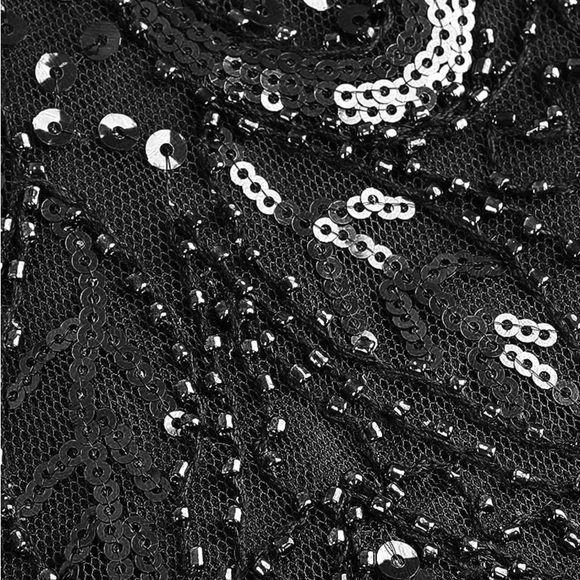 Halloween Flapper Dress with Accessories - Picture 3 of 12